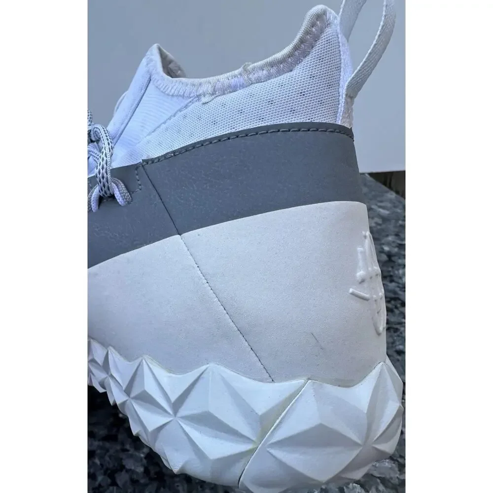 Size 13 Nike Alpha Huarache 6 Elite Gray Lacrosse Cleats Turf 923426-102